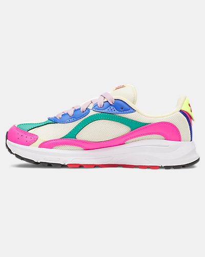 UA Tech Runner Fresh Set Grade School Sportstyle Shoes - Image 2