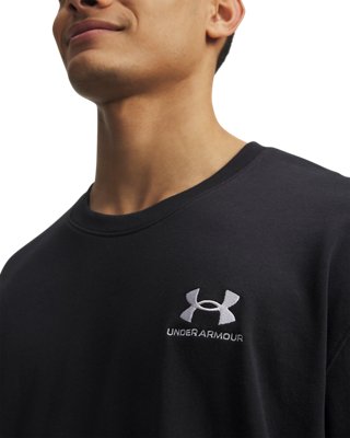 Men's UA Logo Embroidered Heavyweight Short Sleeve Men's Short Sleeve - Image 4