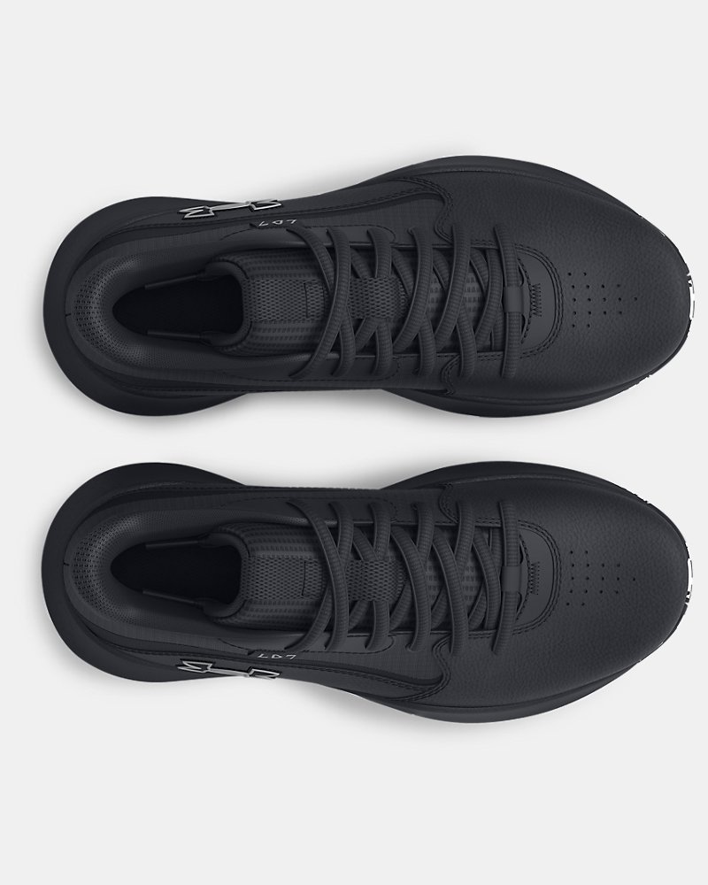 UA Lockdown 7 Grade School Basketball Shoes - Image 3