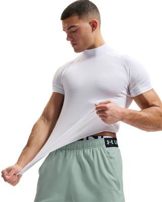 HeatGear® Compression Men's Mock Short Sleeve - Image 5