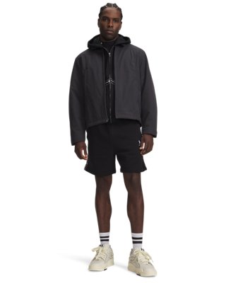 UA Icon Fleece Taped Men's Shorts - Image 4