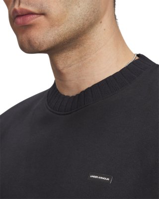 UA Icon Heavyweight Rib Men's Crew - Image 4