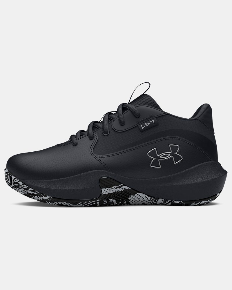 UA Lockdown 7 Pre-School Basketball Shoes - Image 7