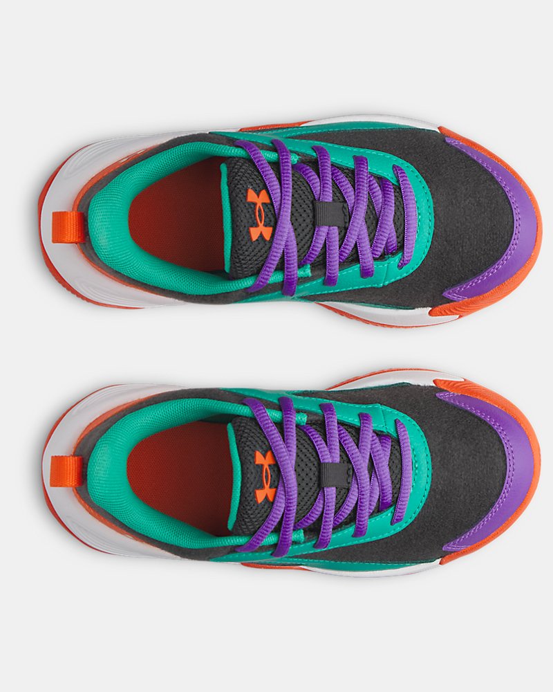 UA Lockdown 8 Patches Pre-School Basketball Shoes - Image 5