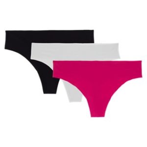 UA Essential Stretch Women's 3-Pack No Show Thong