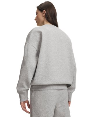 UA Rival Fleece Women's Oversized Crew - Image 2