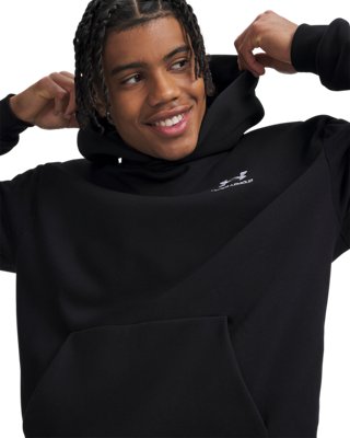UA Icon Fleece Taped Men's Hoodie - Image 4