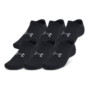 UA Essential Unisex 6-Pack No-Show Socks