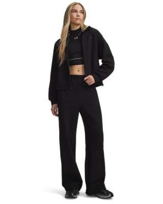 UA Unstoppable Fleece Open Women's Pants - Image 4