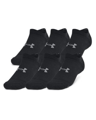 UA Essential Cushion Unisex 6-Pack No Show Socks
