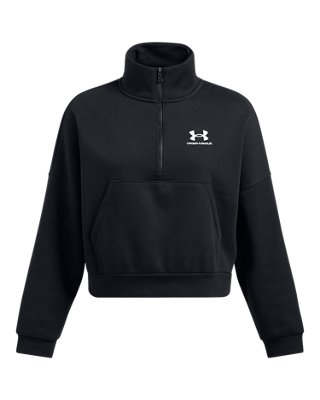 UA Icon Fleece Women's Oversized ½ Zip - Image 6