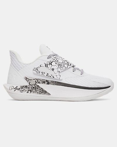 UA D. Fox 2 x Sharpie Grade School Basketball Shoes